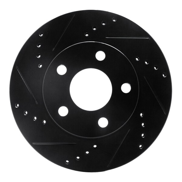 Dynamic Friction Co DFC Brake Rotor - Drilled and Slotted - Black 633-52011L - main