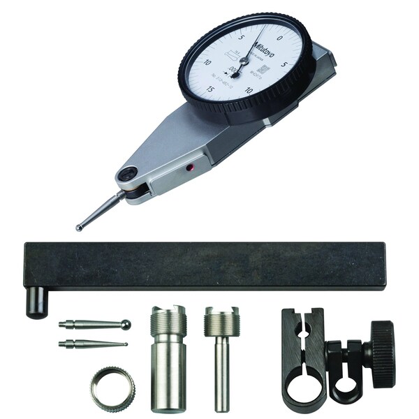 Mitutoyo DIAL TI, FULL SET, HORIZONTAL, .03 IN, .0005 IN GRAD, WHITE DIAL 513-482-10T - main