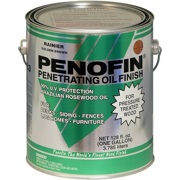 Penofin Transparent Tahoe Oil-Based Pressure Treated Wood Stain 1 gal F3PTTGA - main