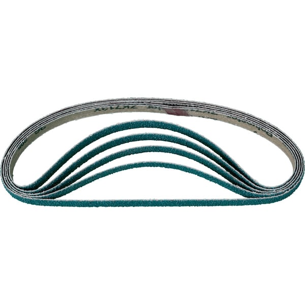 Pferd 3/4'' x 24'' Coated File Belt - Ceramic Oxide CO-COOL - 80 Grit 49725 - main