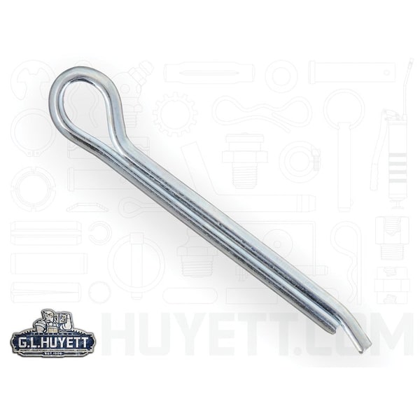 Huyett Hammerlock Cotter Pin, Zinc Plated Carbon Steel, 0.219 in Dia x 2.000 in Effective Length CPHZ-218-2000 - main