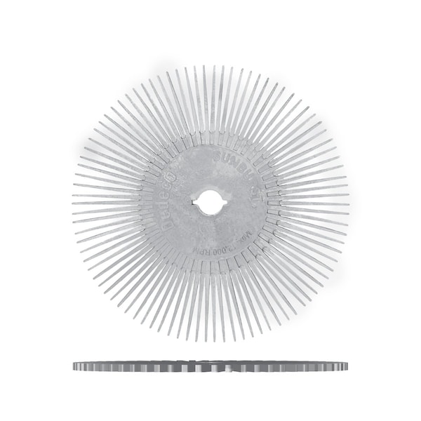 Dedeco SUNBURST 4'' TS DISCS WHITE 120 GRIT (A/O), 50PK 2474 - main
