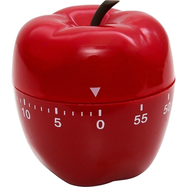 Baumgartens Apple-Shaped Timer, Red, 3PK 77042 - main