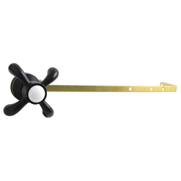 Kingston Brass Universal Front or Side Mount Toilet Tank Lever, Matte Black KTTXD0 - main
