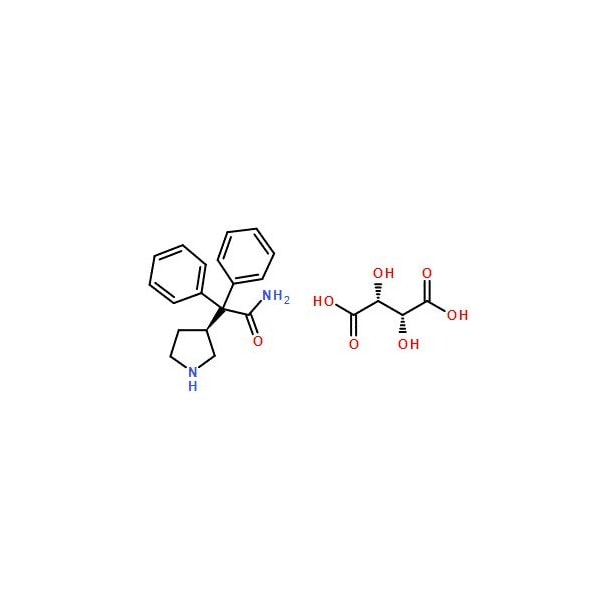 Ak Scientific (S)-α, α-Diphenyl-3-pyrrolidineacetamide L-Tartrate (1g), CAS 134002-26-9 X3174-1g - main