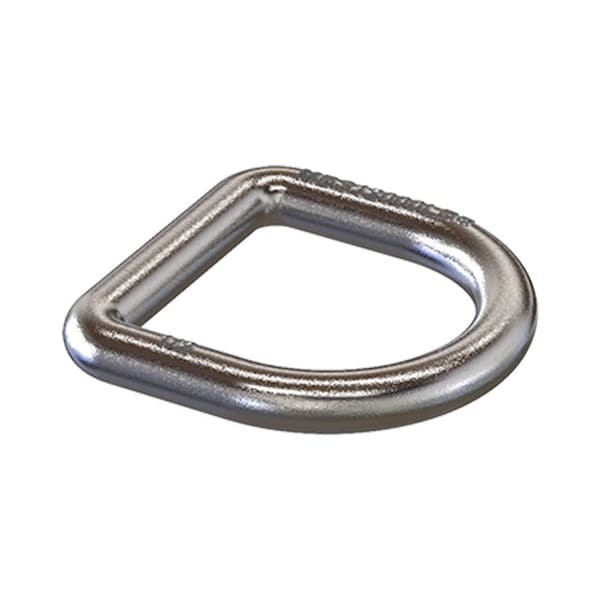 Austin Hardware D-RING ONLY 0.500 INCH 12000 LBS ZINC CLEAR BOLT ON LR-0500-R1-ZN - main
