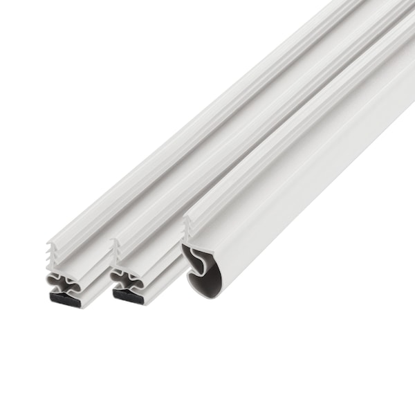 M-D Building Products White Vinyl with Magnetic Strip Top and Sides Door Seal Kit for Steel Doors 47006 - main