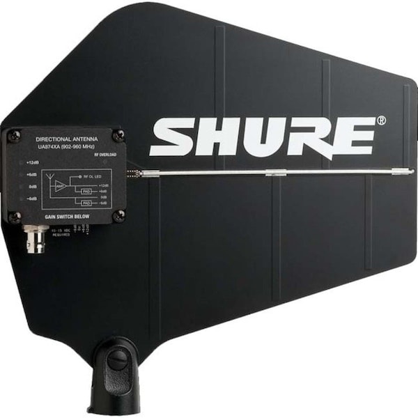 Shure ACTIVE DIRECTIONAL ANTENNA WITH GAIN SWITCH. (902-960 MHZ) UA874XA - main