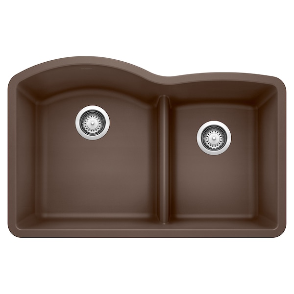 Blanco Diamond 1-3/4 Low Divide, Cafe Brown 441597 - main