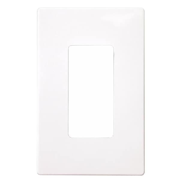 Eaton Wiring Devices Wallplate Deco Rocker Hidden Scrw W PJS26W - main