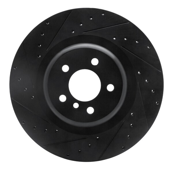 Dynamic Friction Co DFC Brake Rotor - Drilled and Slotted - Black 633-31148L - main