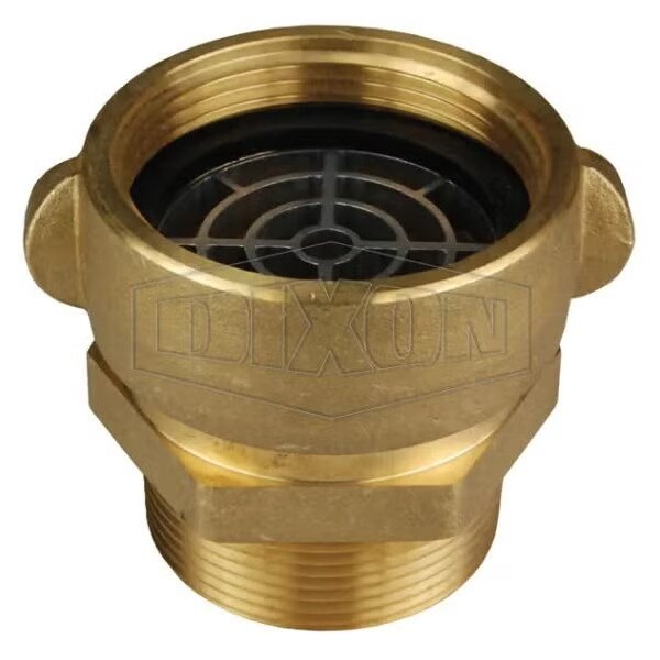 Dixon Suction Adapter with Zinc Screen, 2-1/2 in, Female NSTNH x MNPT, Brass RSMSA250F-Z - main