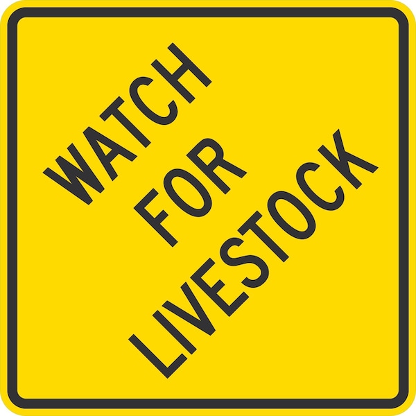 Lyle Watch For Livestock, 36x36, High Intensity Prismatic, Yellow G-16226-HI_36x36 - main
