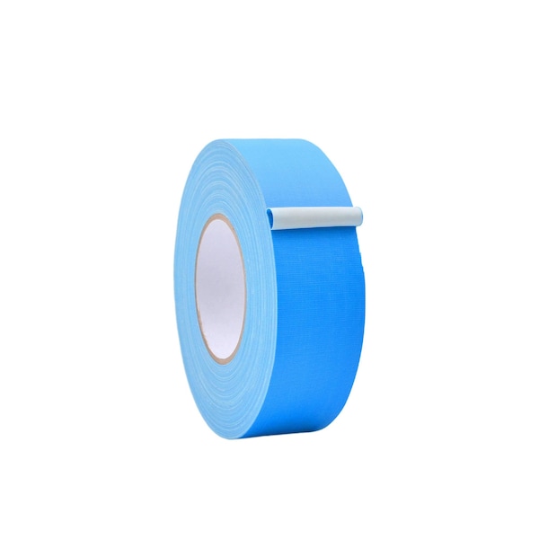 Wod Tape GTC12 Gaffer Tape Low Gloss Finish Film 2 in. X 60 ft. Light Blue, 24PK WOD GTC12-02000-24-60-LBL - main