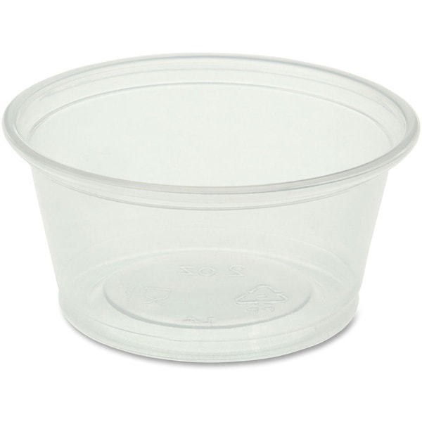 Genuine Joe 2 oz Portion Cups - Clear, 2500PK GJO19062 - main