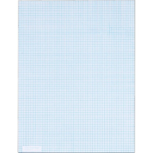 Tops Business Forms TOPS, QUADRILLE PADS, 8 SQ/IN QUADRILLE RULE, 8.5 X 11, WHITE, 50PK 33081 - main