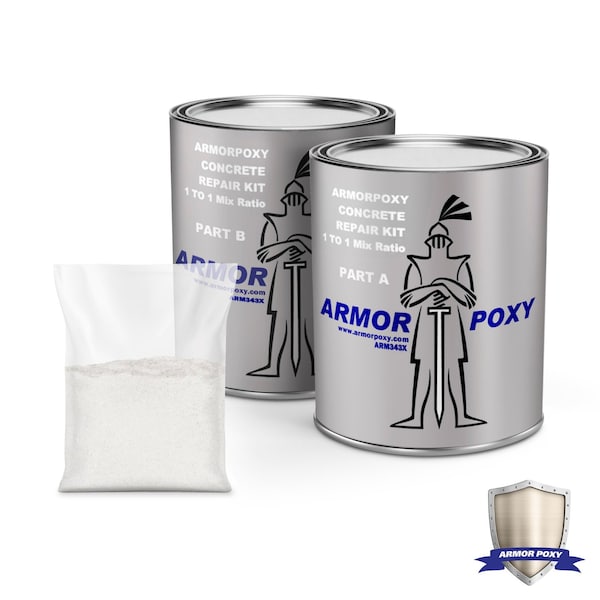 Armorpoxy Fast Set Epoxy Patch Kit - 2 Gal Pail (1 Pint Liquids) with Aggregate 231683 - main
