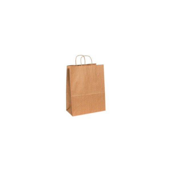 Bubblefast 250-13 x 7 x 17'' Kraft Paper Shopping Bags, 250PK BFBGS106K - main