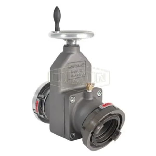 Dixon High Strength Large Dia Gate Valve with Air Bleeder, 5 x 4 in, Storz, 356-T6 Aluminum Alloy Bod SGV30-540 - main