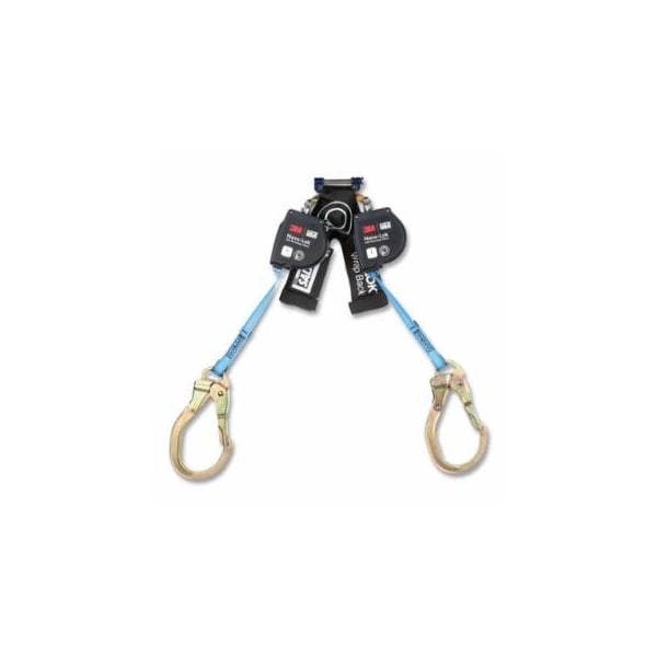 Dbi-Sala Nano-Lok, Wrap Back Self Retracting Lifeline, 8 ft, Tie-Back Rebar Hook, 420 lb, Twin Leg 098-7012818585 - main