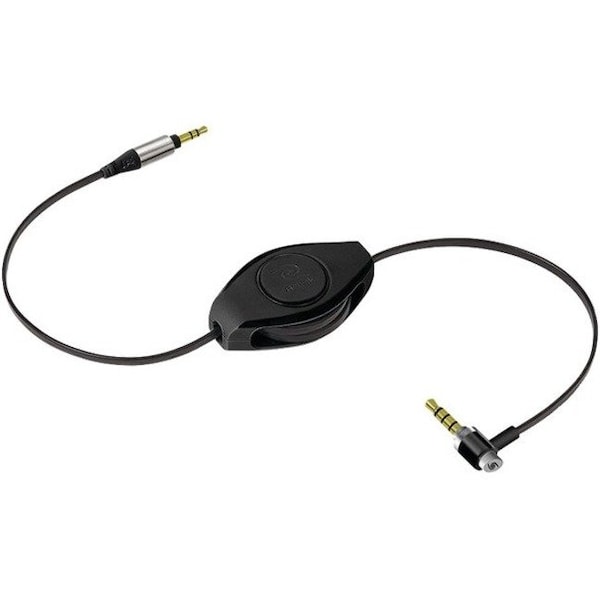 Retrak Premier Black Hands-Free Mic + Retractab ETPRAUXMIC - main