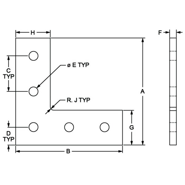 80/20 T-SlotFrmingConnector, Alum, Slvr, 90mm, 4mm 30-4481 - main