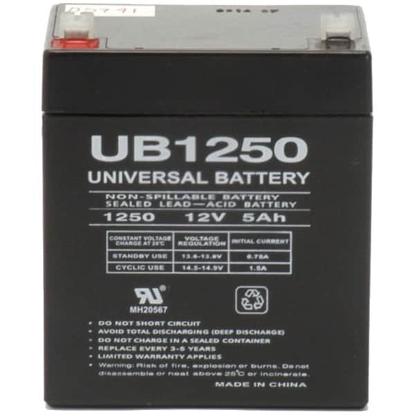 Universal Power Group 12V 5 0AH Battery UB1250 - main