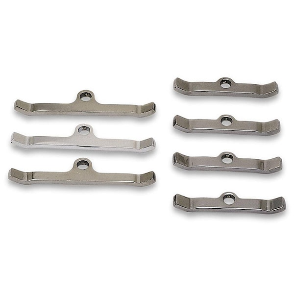 Moroso 68516 Chrome Valve Cover Hold Downs for Big Block Chevy MOR68516 - main