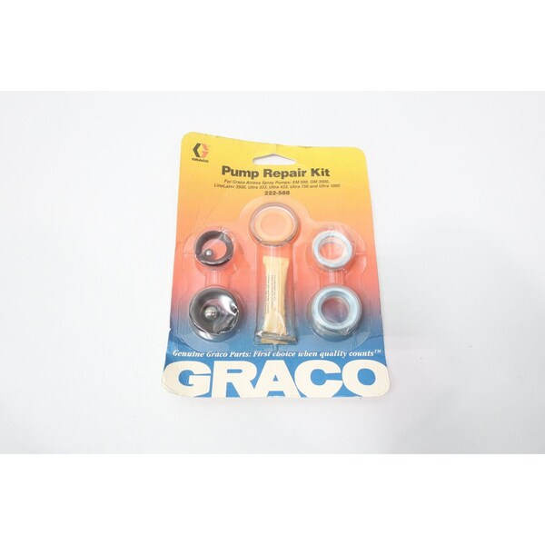 Graco REPAIR KIT FOR AIRLESS SPRAY PUMPS 222-588 - main