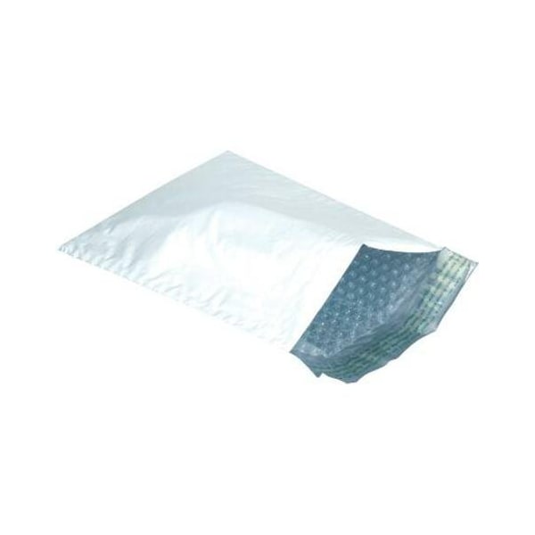 Partners Brand Bubble Lined Poly Mailers, 12 1/2" x 19", White, PK25 B83925PK - main