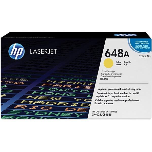 Hp 648A (CE262AG) Yellow Original LaserJet Toner Cartridge for US Government (11,000 Yield) CE262AG - main