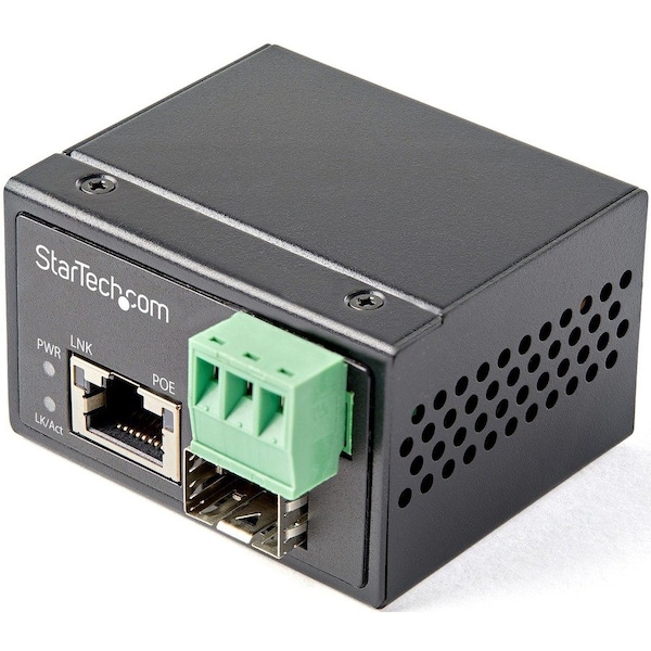 Startech.Com FIBER TO ETHERNET MEDIA CONVERTER EXTENDS NETWORKS & CONVERTS FIBER TO COPPER - IMC1GSFP30W - main