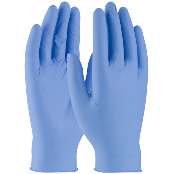 Pip Ambi-dex Octane, Disposable Gloves, 3 mil Palm, Nitrile, Powder-Free, M (8), 100 PK, Blue 63-230PF/M - main