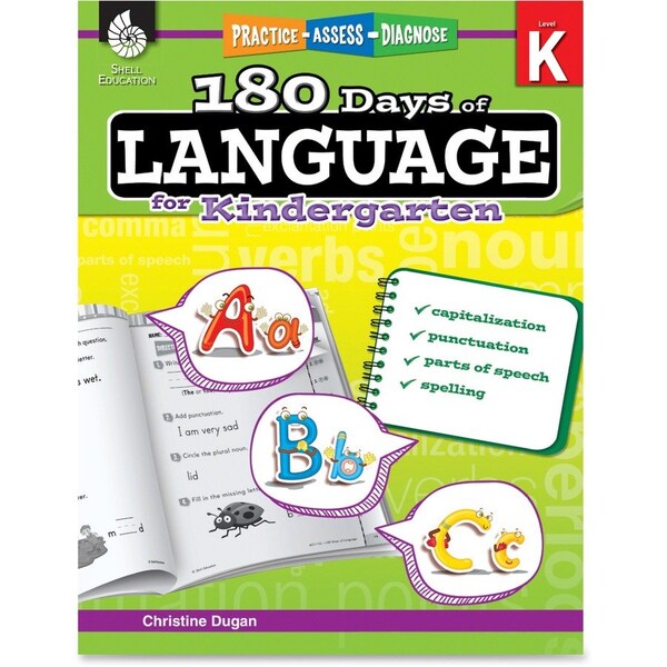 Shell Education 180 Days of Language for Kindergarten 51172 - main
