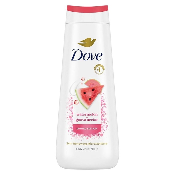 Dove Watermelon and Guava Nectar Body Wash, 20 Ounce, 4PK 64785083 - main