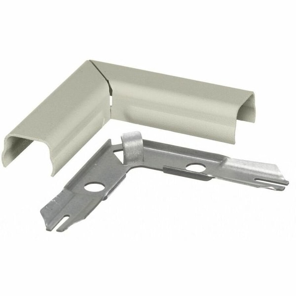 Hubbell Wiring Device-Kellems Flat Elbow, 90 deg., Ivory, Steel, Elbows HBL511IV - main