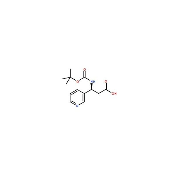 Ak Scientific (S)-Boc-3-(3-pyridyl)-β-Ala-OH (1g), CAS 297773-45-6 6221AH-1g - main