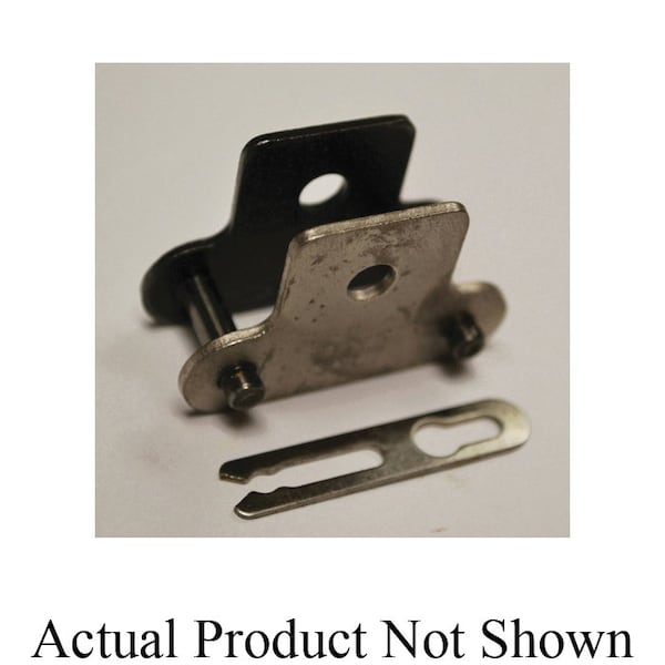 Tsubaki Double Pitch Standard Connecting Link, C2040 chain, 1 P, 0.717 in OAW, 0.156 Dia Pin C2040SK1CLCP - main