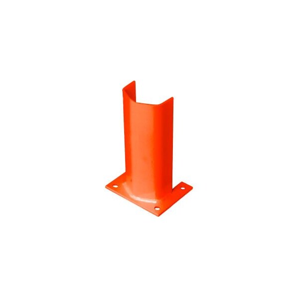 Bluff Mfg 1/2" Thick 12" H Steel Post Protector Orange 1/2PO12GO - main