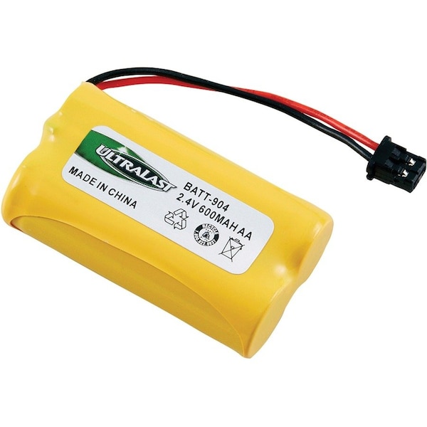 Ultralast Dantona Cordless Phone Battery - For Cordless Phone - Battery Rechargeable - AA - 600 mAh - 2.4 V DC BATT-904 - main