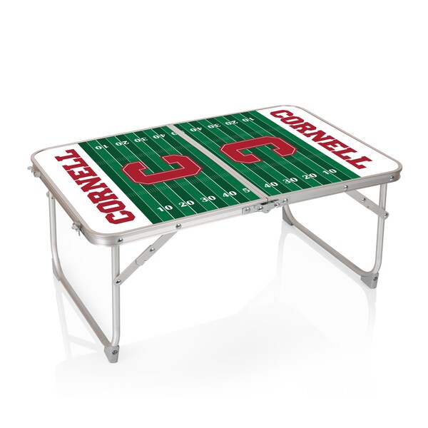 Picnic Time Family Of Brands Cornell Big Red - Concert Table Mini Portable Table, Charcoal Wood Grain 843-00-141-684-0 - main