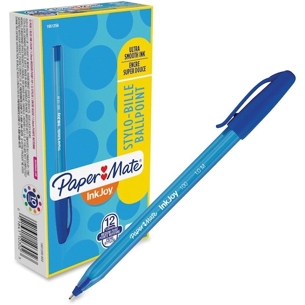 Sanford PAP1951256 1 mm Inkjoy 100 Ballpoint Stick Pen; Blue 1951256 - main