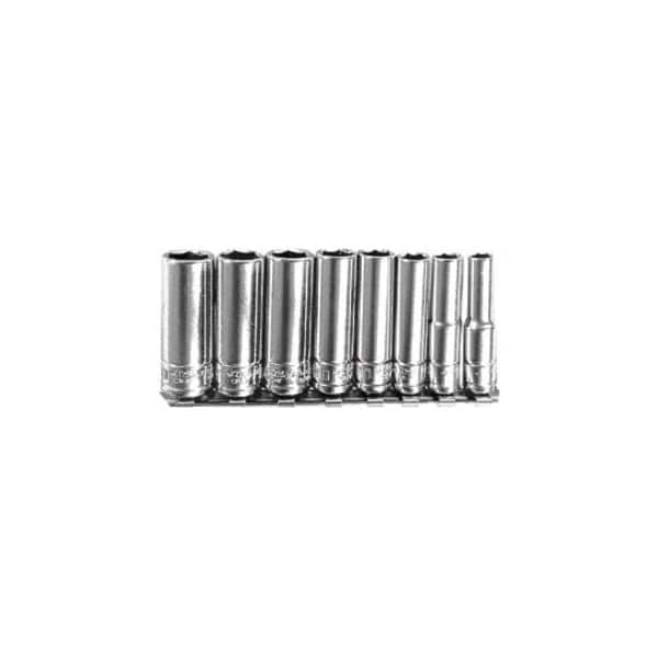K-Tool International 1/4" Drive, 11mm Metric Socket, 6 Points, Deep 6Pt, Chrome 1/4"Dr, 11mm KTI-26211 - main
