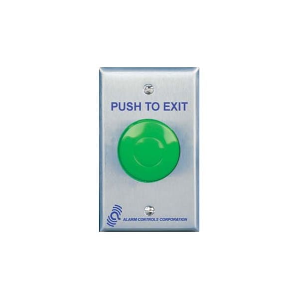 Alarm Controls Push Button, 5 in. H, w/Pneumatic Switch TS-14 - main