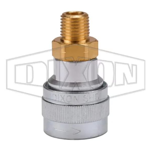 Dixon 1/4 SCHRADER COUP, 3/8 M-NPTF ALUMINUM 2SHDM3 - main