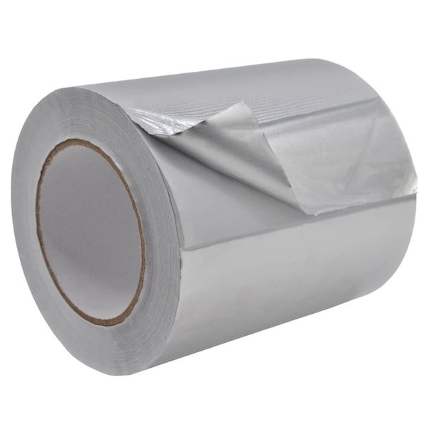 Wod Tape AFT12A Aluminum Foil Tape Multipurpose for HVAC and Insulation: 6 in. x 50 yds, 8PK WOD AFT12A-06000-8-50-SIL - main