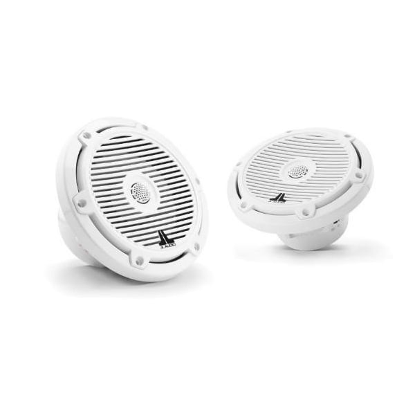 Jl Audio 6.5in Marine Speakers, Classic Grille, Gloss White, 93511, 010-03060-00, 2PK 93511/010-03060-00 - main