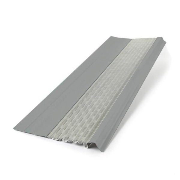 Waterlock Micromesh Flat Aluminum/SS Gutter Guard, Light Gray, 35ft WM-FLT-035-LGR - main