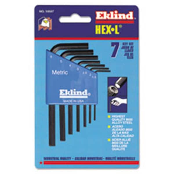 Ekl Metric LWrench Hex Key Set LongArm, 9PK 10609 - main