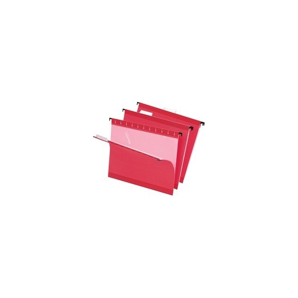 Pendaflex FOLDER, HANGING, LTR, 1/5, RED, 25PK 415215RED - main